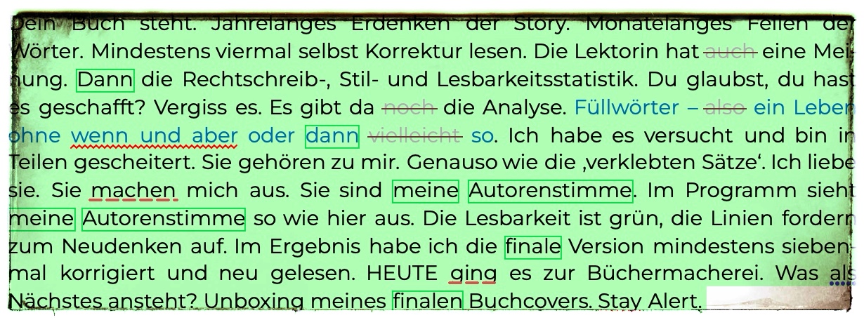 Beispiel Stilanalyse