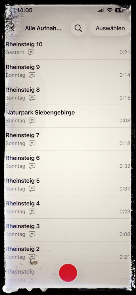 Liste Sprachmemos